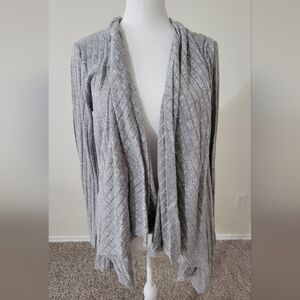 Motherhood Nursing Grey Ribbed Nursing Top Small